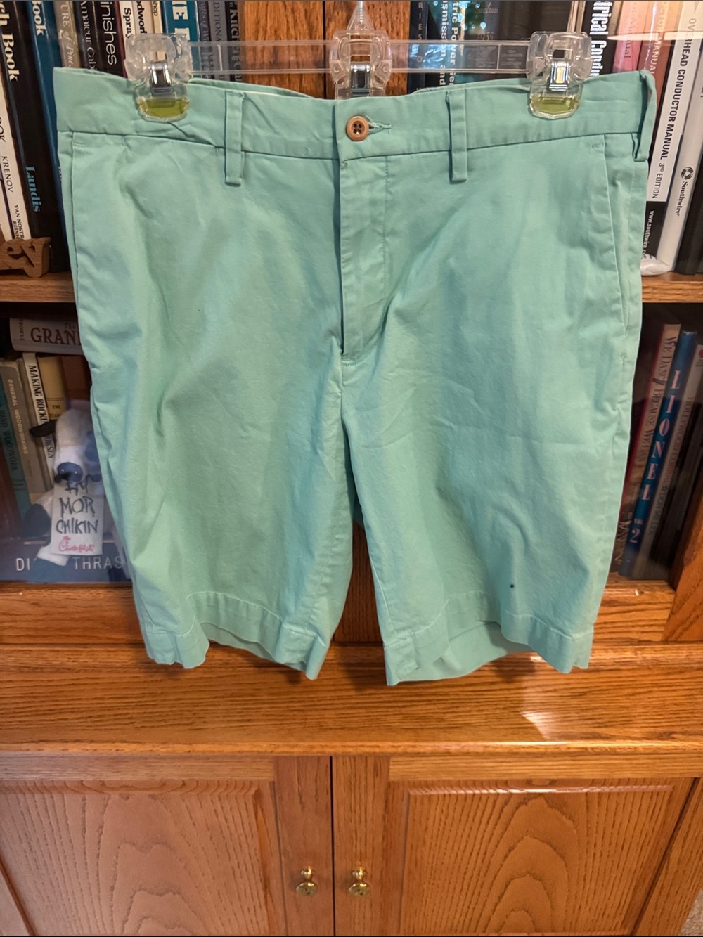 Polo by Ralph Lauren Mint Green Flat Front Chino Shorts